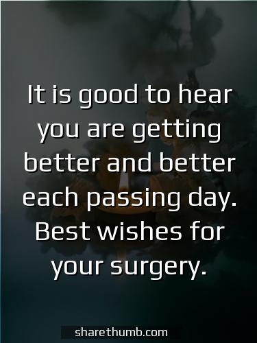 best wishes recovering from surgery